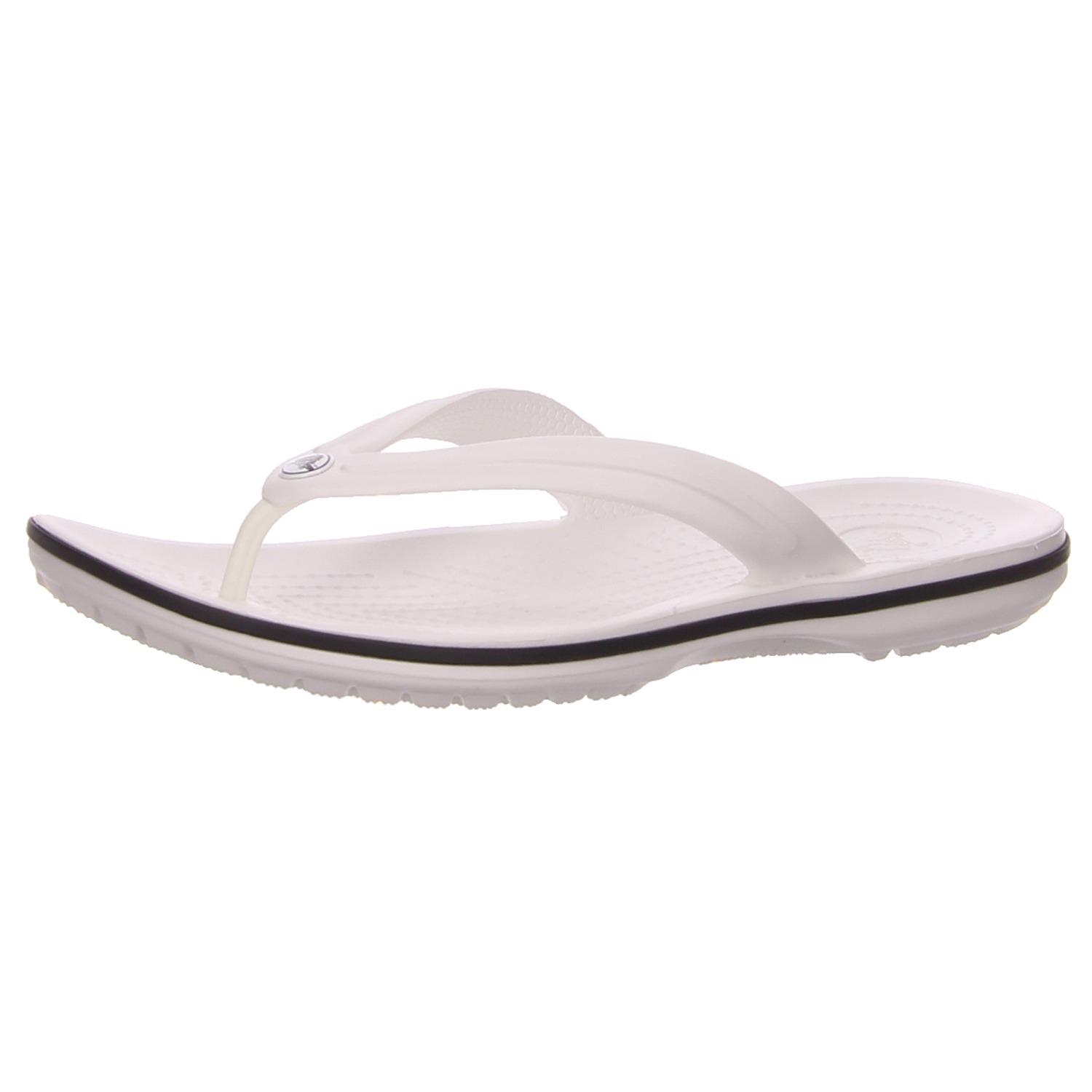 Crocs Zehentrenner weiß weiss/weiss kombi