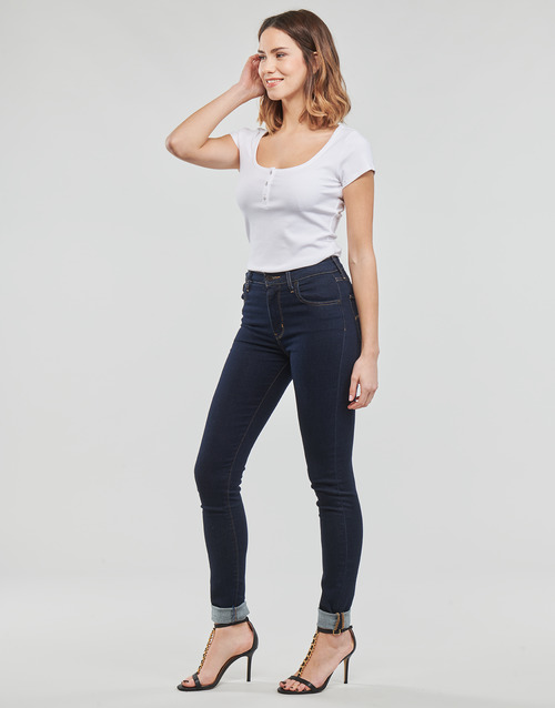 Guess - ES SS KARLEE JEWEL BTN HENLEY - Blanc