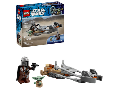 LEGO De Mandalorian en Grogu's speederbike (75436)