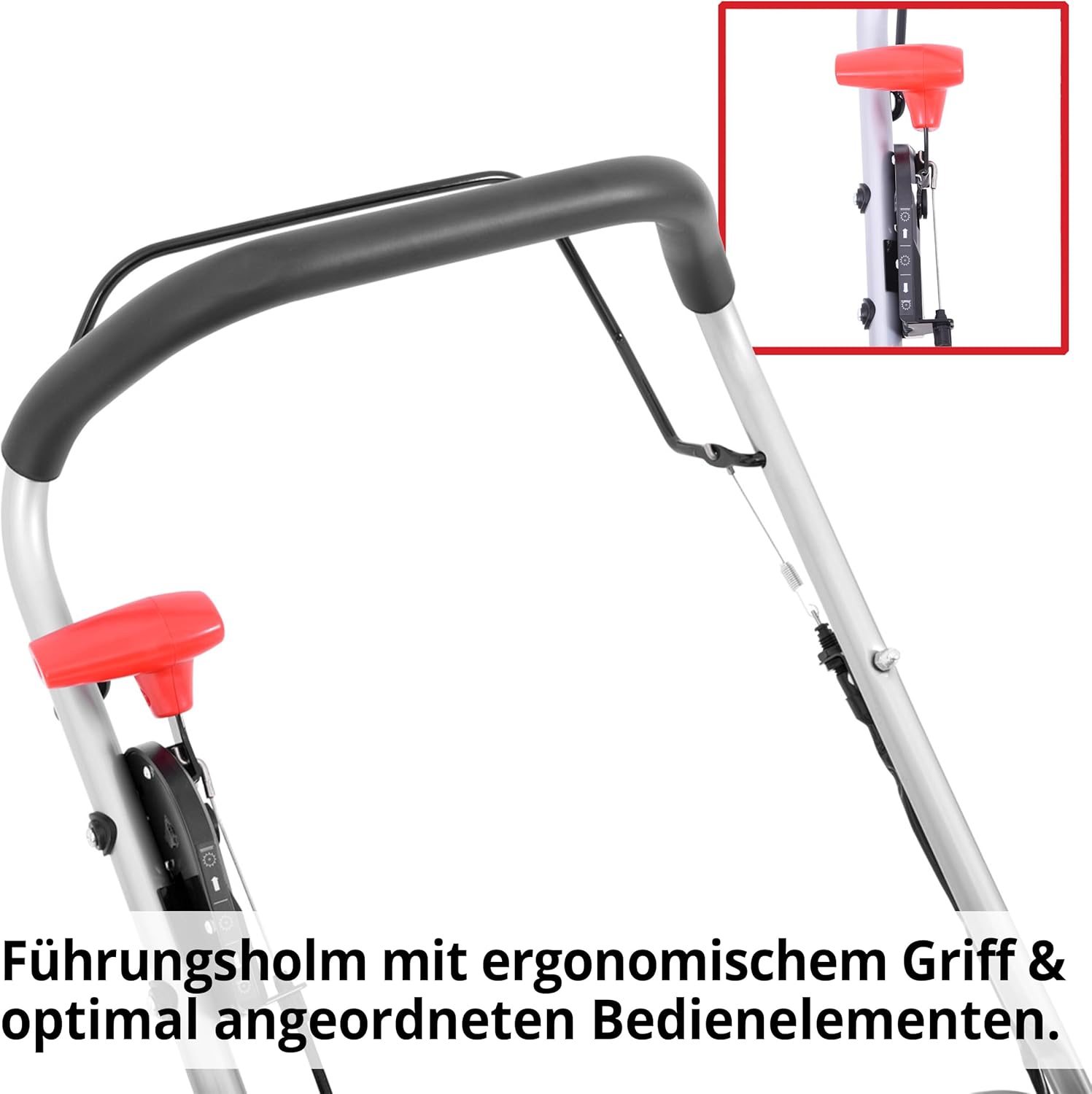 HECHT 2-IN-1 Benzin Vertikutierer/Lüfter für optimale Rasenpflege – 4,2 kW / 5,7 PS – 40 cm Arbeitsbreite – 45 l Fangkorb – mit 2 Walzen für effektives entfernen von Moos und Unkraut im Rasen