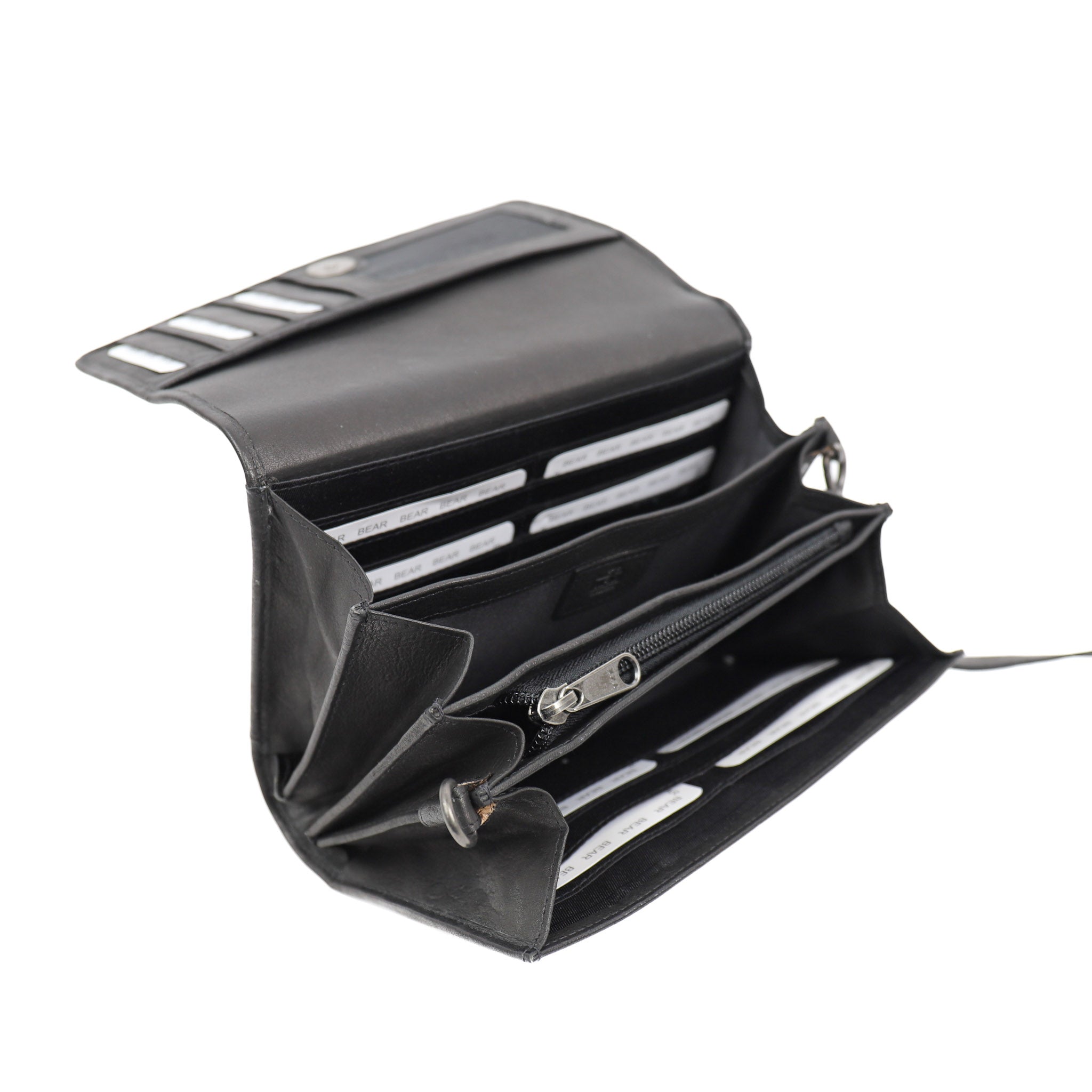Clutch/schoudertasje 'Elly' zwart Zwart