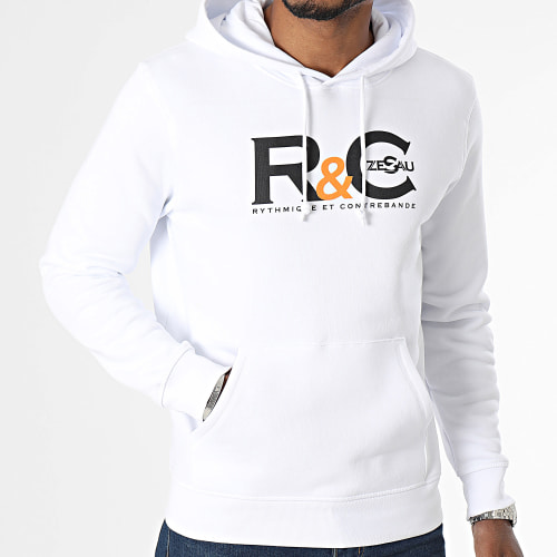 Sweat Capuche R And C Blanc