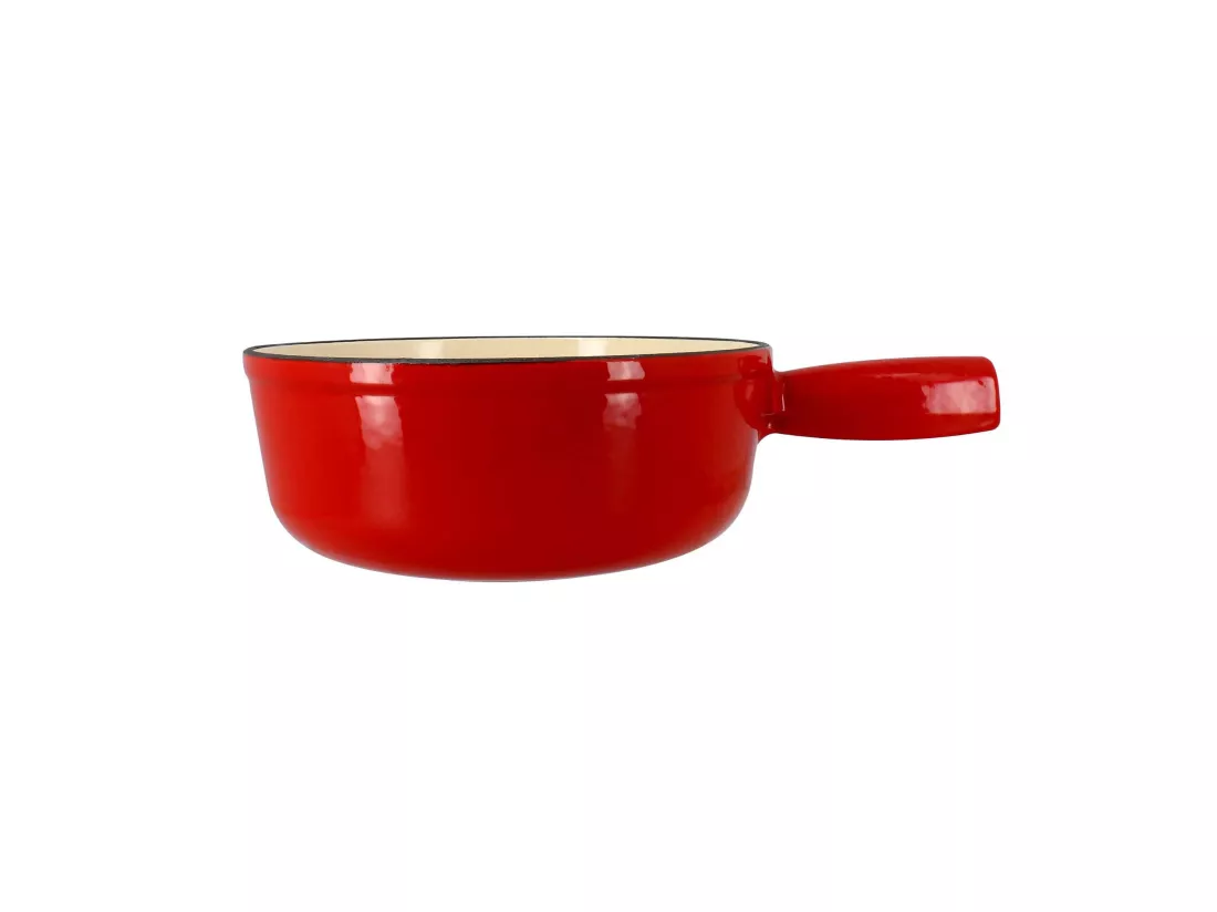 Menastyl - Caquelon Gentiane 22cm En Fonte Emaille Rouge
