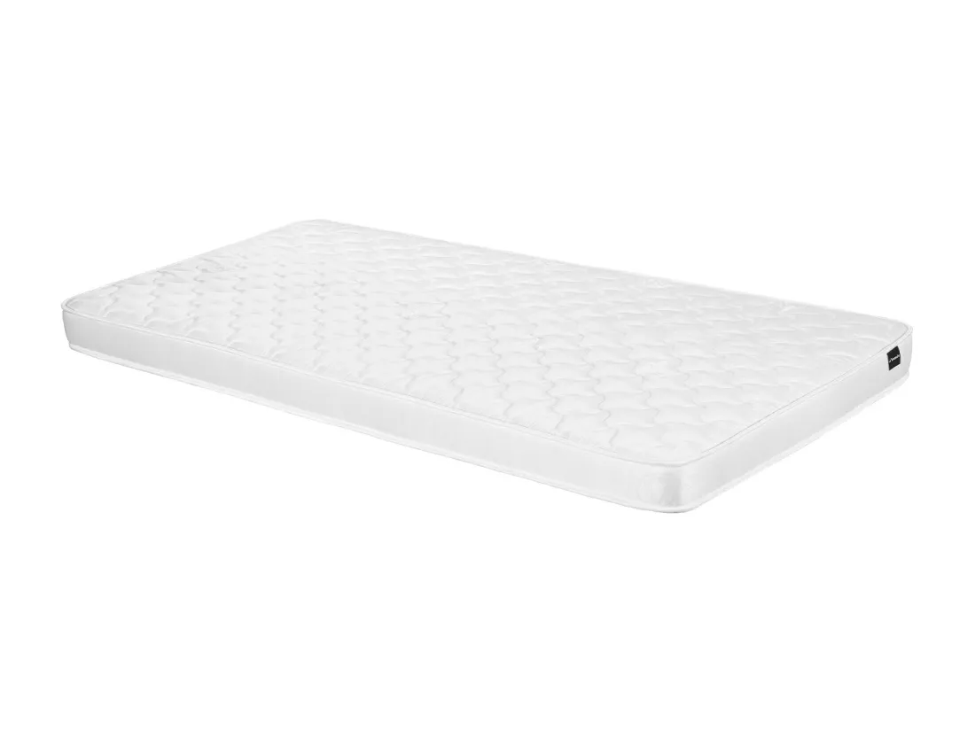Lit avec tête de lit capitonnée - 90 x 200 cm - Velours rose + matelas - MASSIMO II