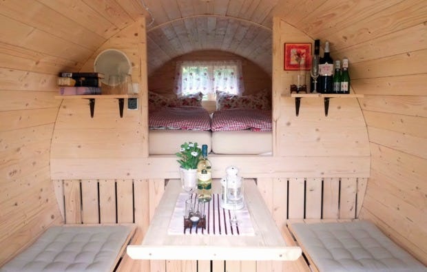 Übernachtung im Campingfass - Campingpark Elbtalaue