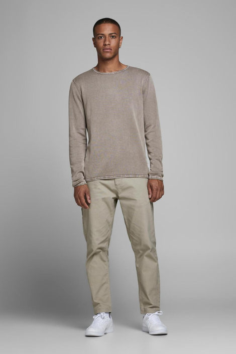 Jack & Jones beige heren trui