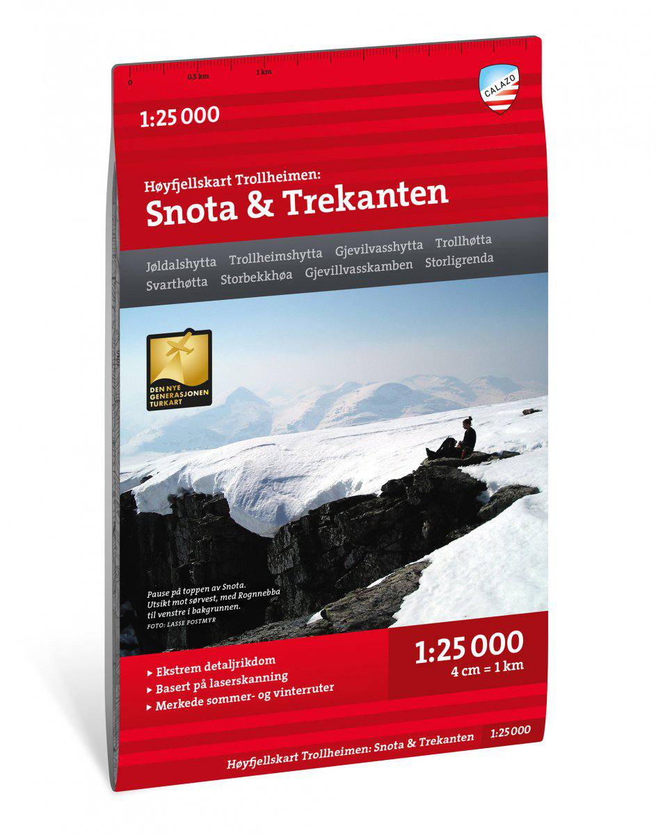 Calazo Høyfjellskart Trollheimen
