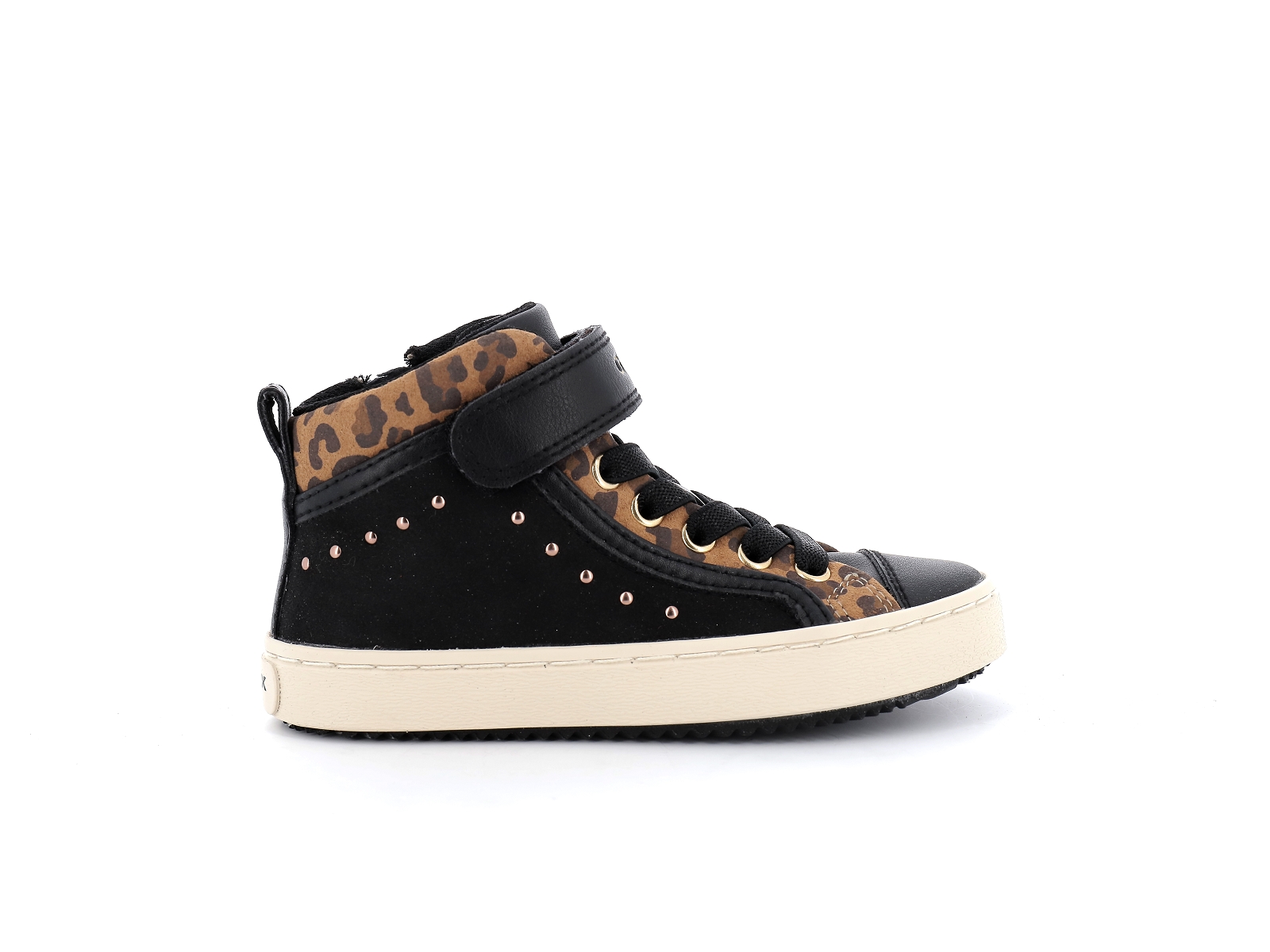 Geox-J KALISPERA GIRL-J744GI Matières combinées Noir Leopard