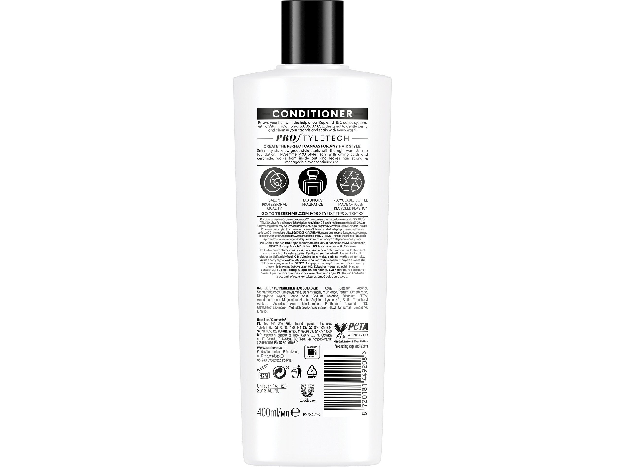 CONDICIONADOR TRESEMMÉ CLEANSE & REPLENISH 400ML