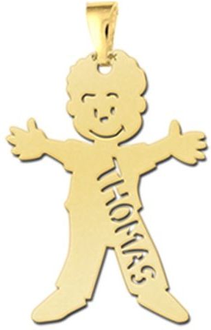 Gouden moeder sieraad jongen Names4ever
