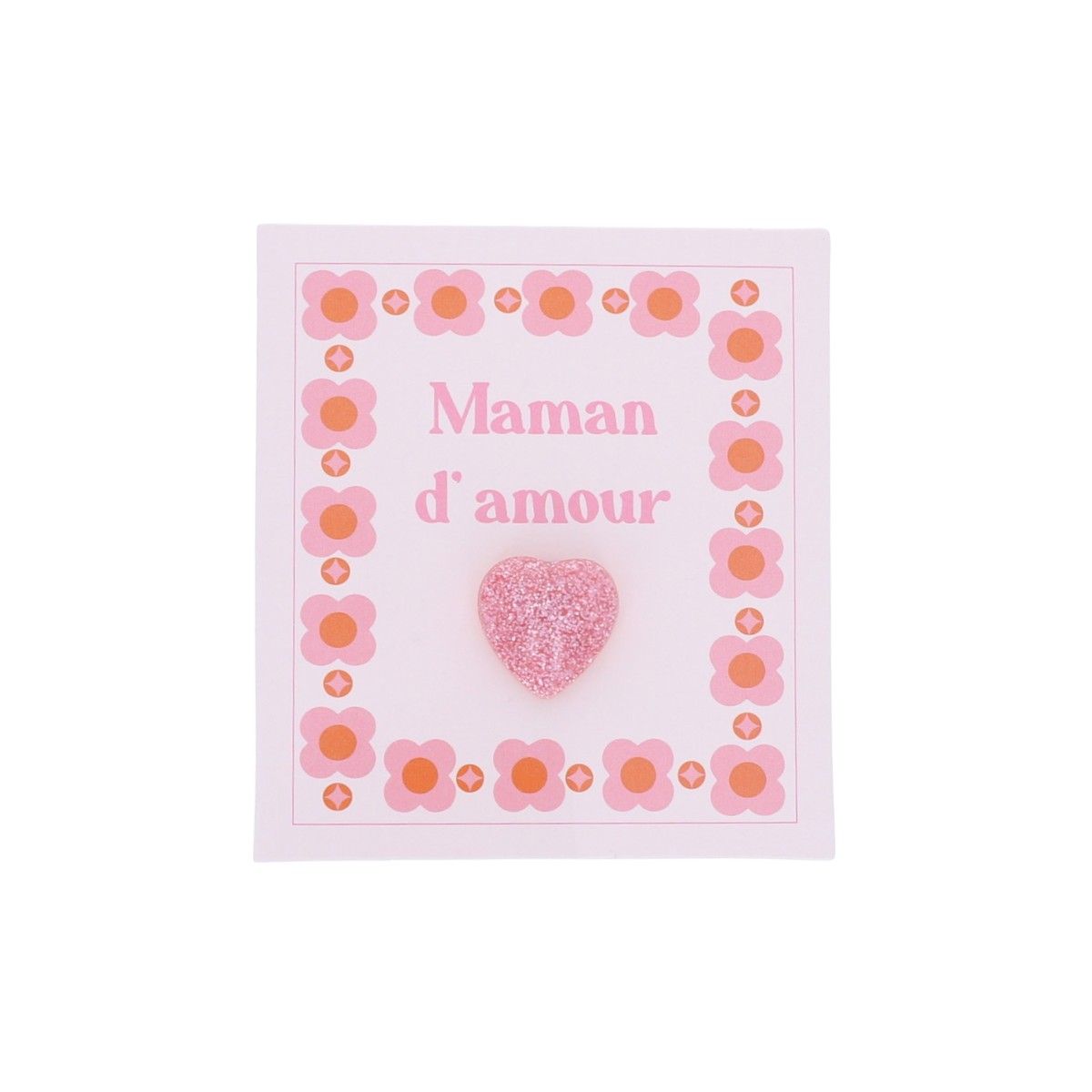 Pin's cœur Maman d'amour Roodoudou