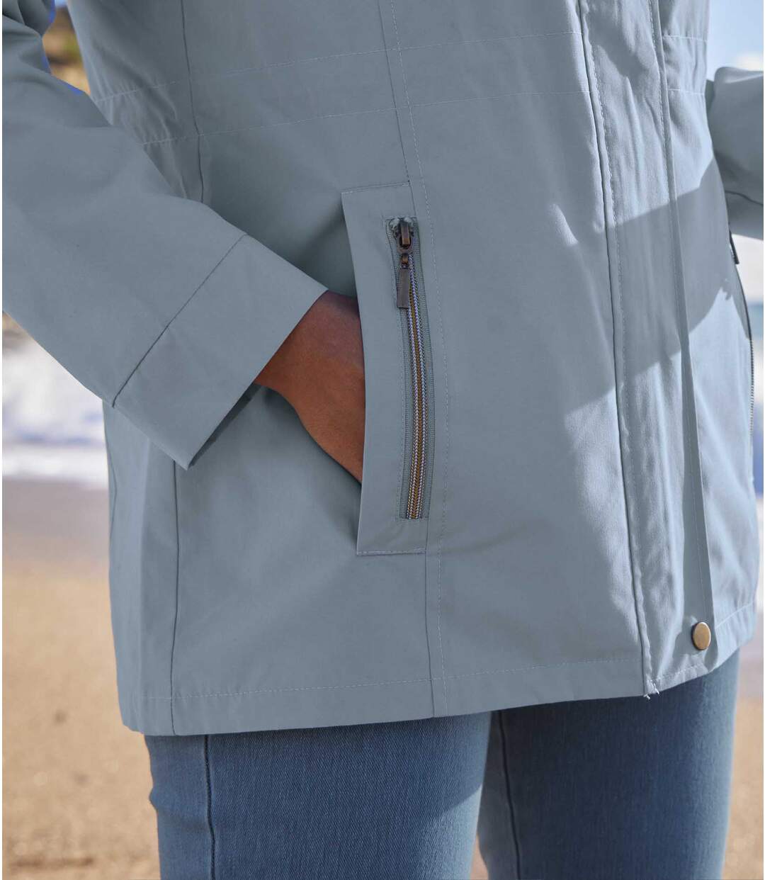 Parka Coupe-Vent à Capuche