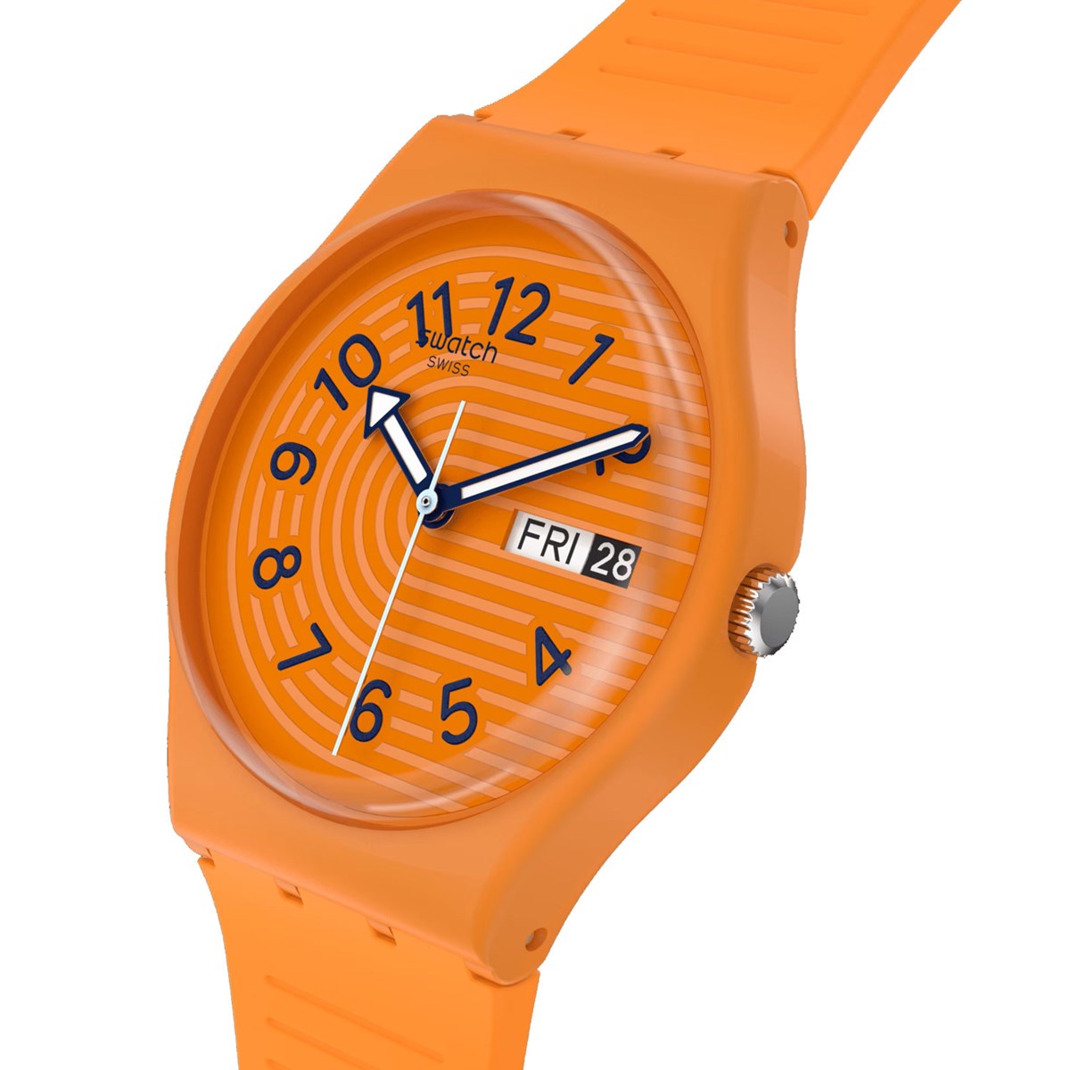 Montre femme Swatch Trendy Lines In Sienna