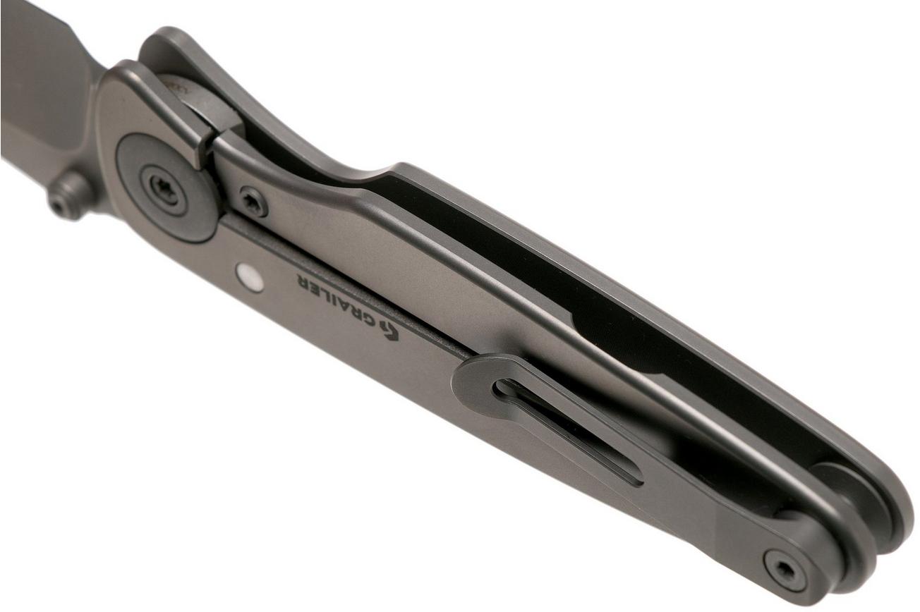 Grailer 3 Raffir Noble Inlay zakmes, Dirk de Wit design
