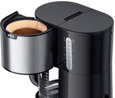 Braun - PurShine KF1500BK - Filter-koffiezetapparaat - RVS/Zwart