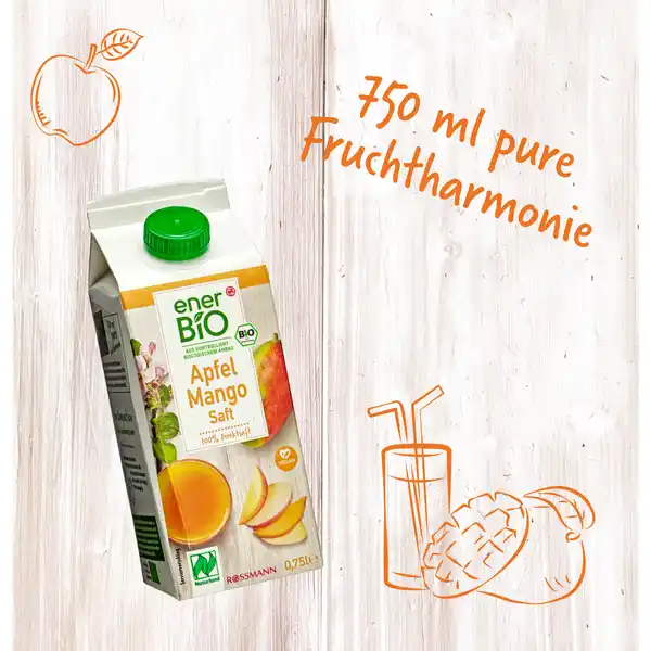 Apfel-Mangosaft Naturland