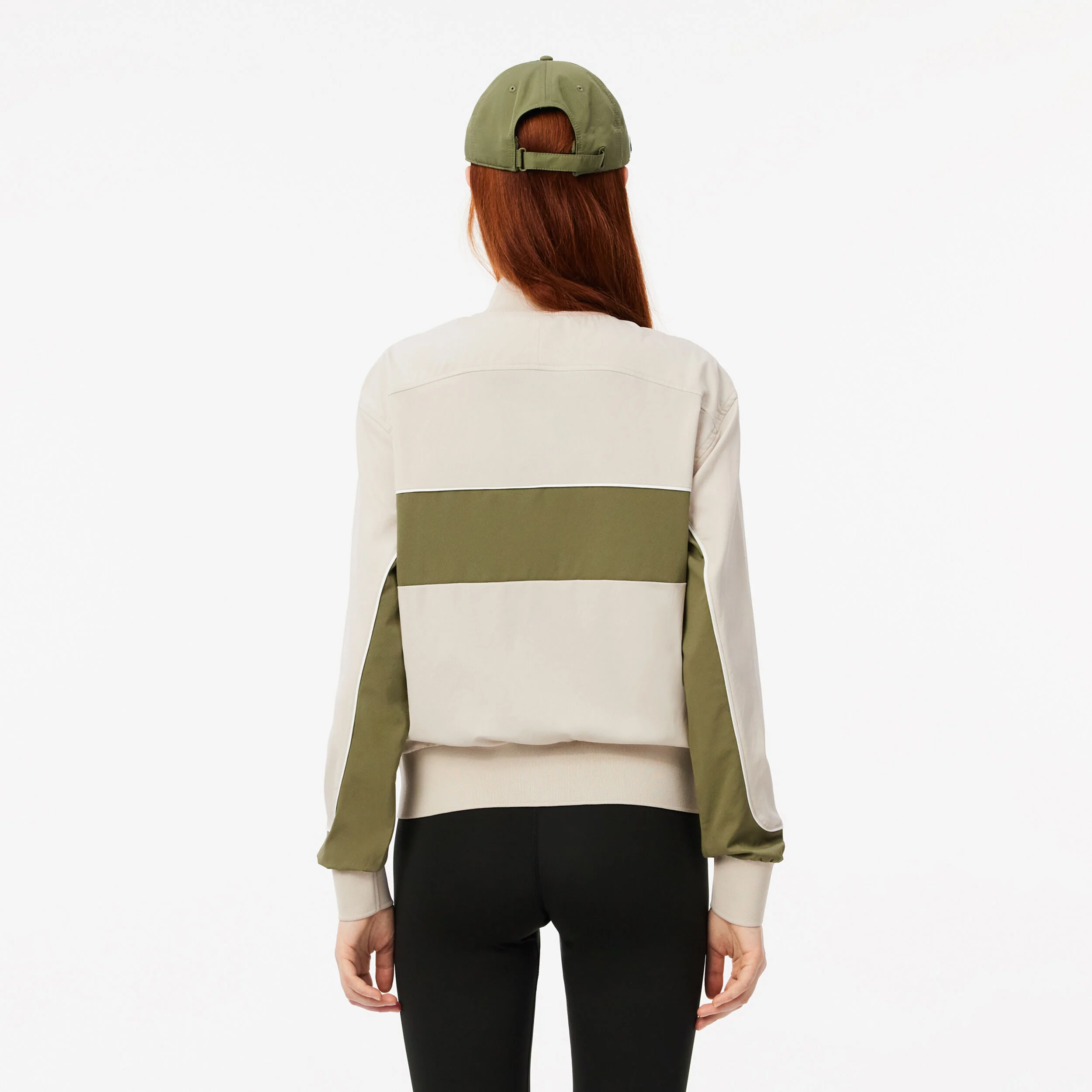 Lacoste Veste De Survêtement Femmes - Beige , Vert Olive