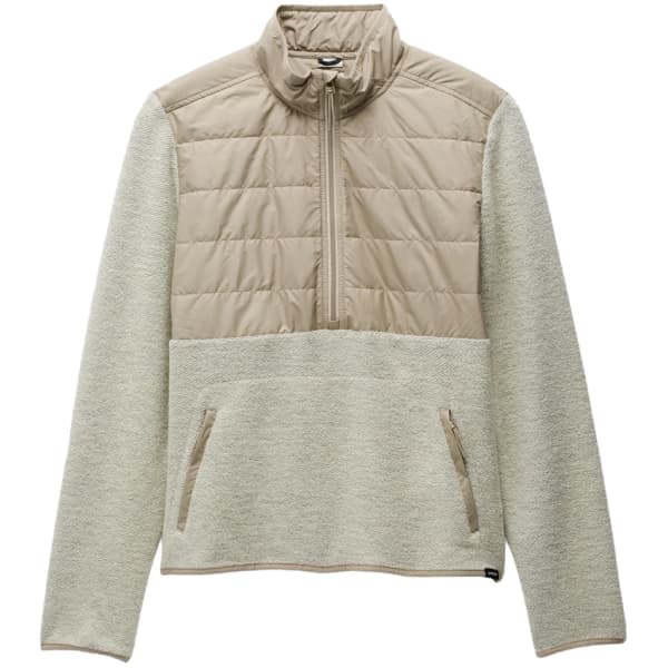 Sweat polaire PRANA INCREDIWOOL 1/2 ZIP M CHALK