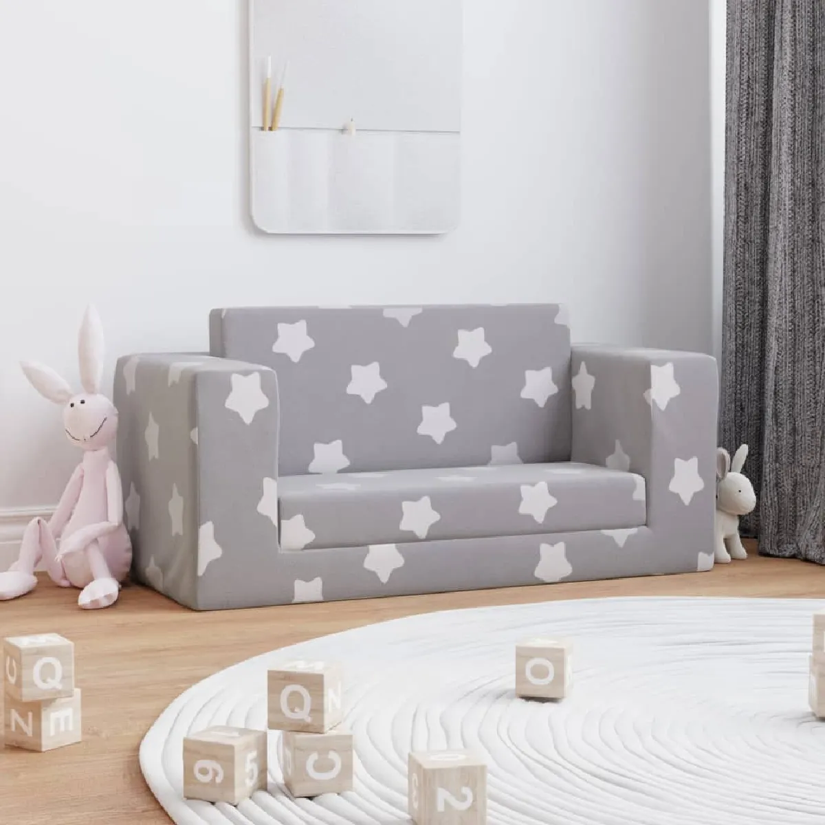 vidaXL Canapé-lit Enfant 2 Places