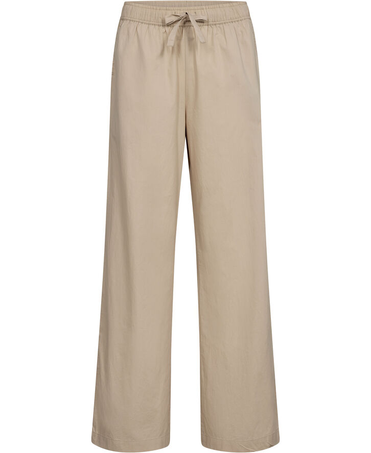 Magasin du Nord Collection Elize 2 Poplin Natbukser - 100% Økologisk Bomuld Cement