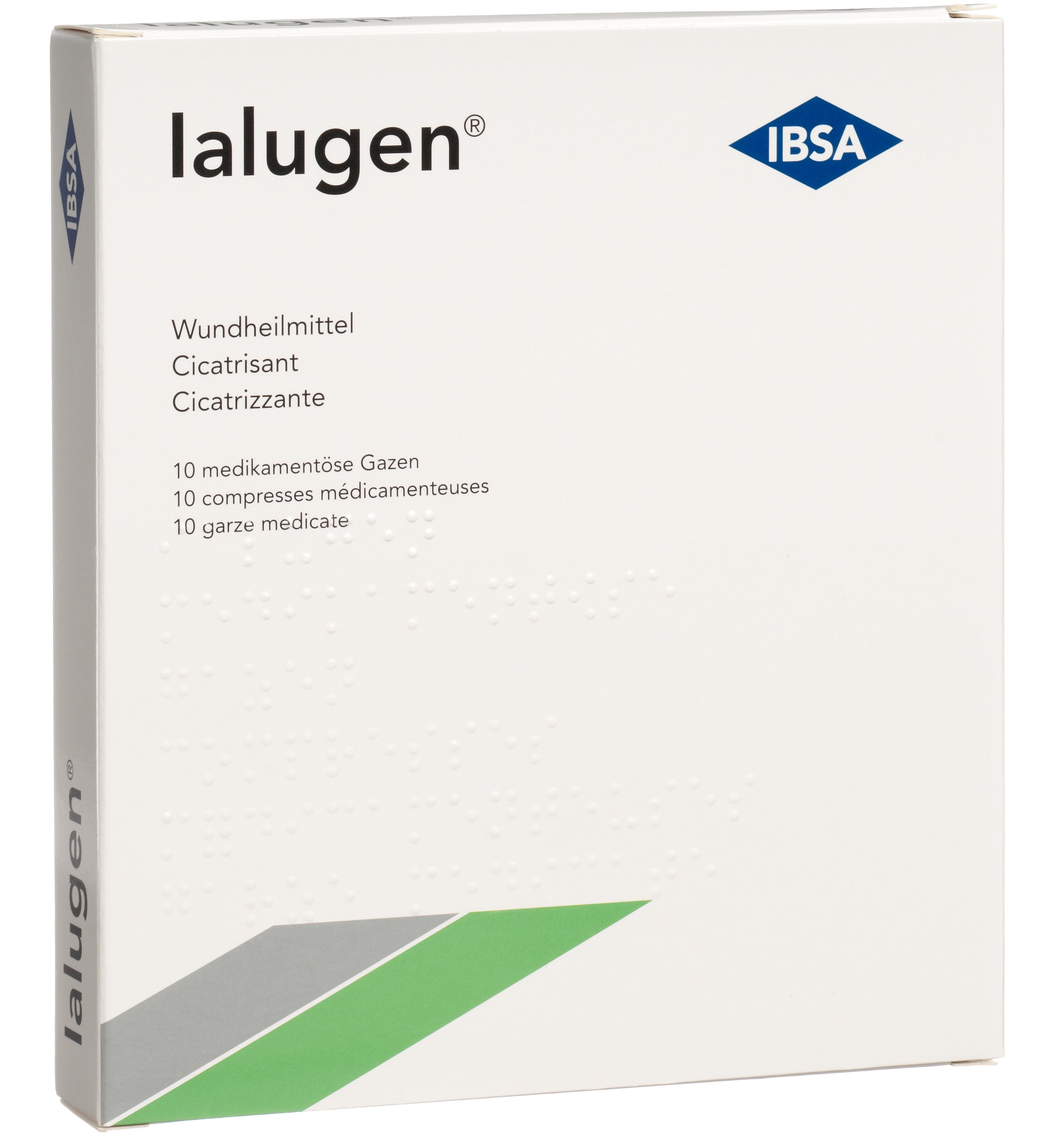 IALUGEN Medizinalgaze Gaze 10x10cm 10 Stk