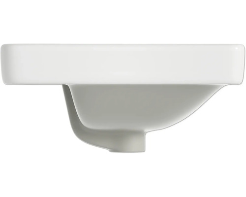 form&style KUIU inbouwwastafel 48 x 38 cm hoogglans wit inclusief keramische afvoerplug