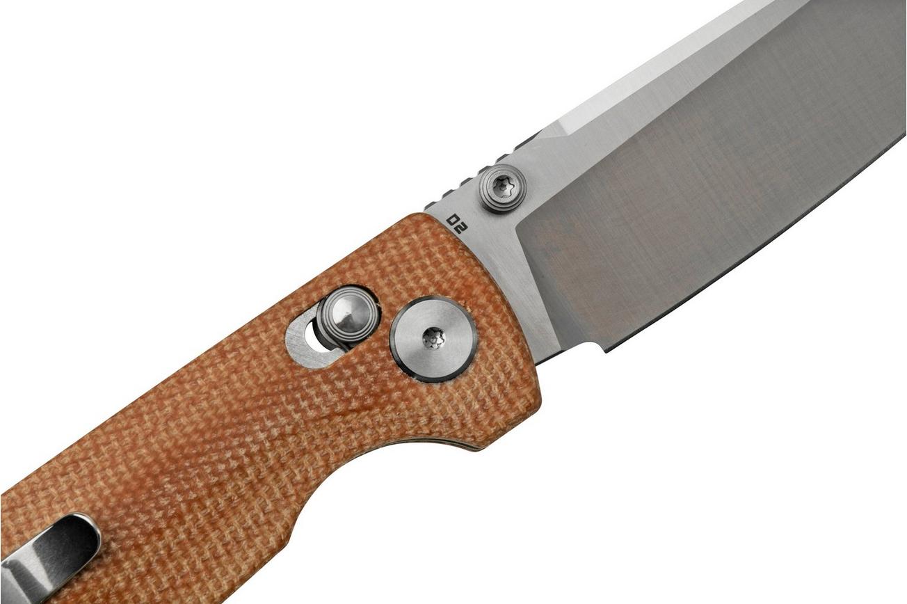 Bestech Slasher BG43D Brown Micarta, zakmes