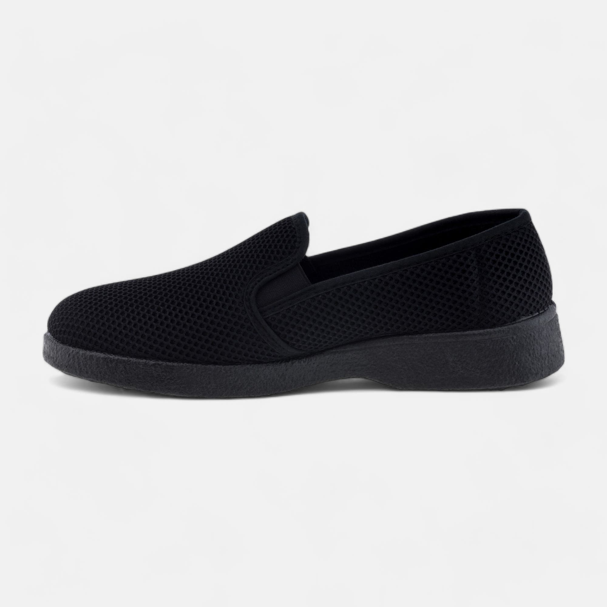 Pantoufles pieds sensibles Homme noir