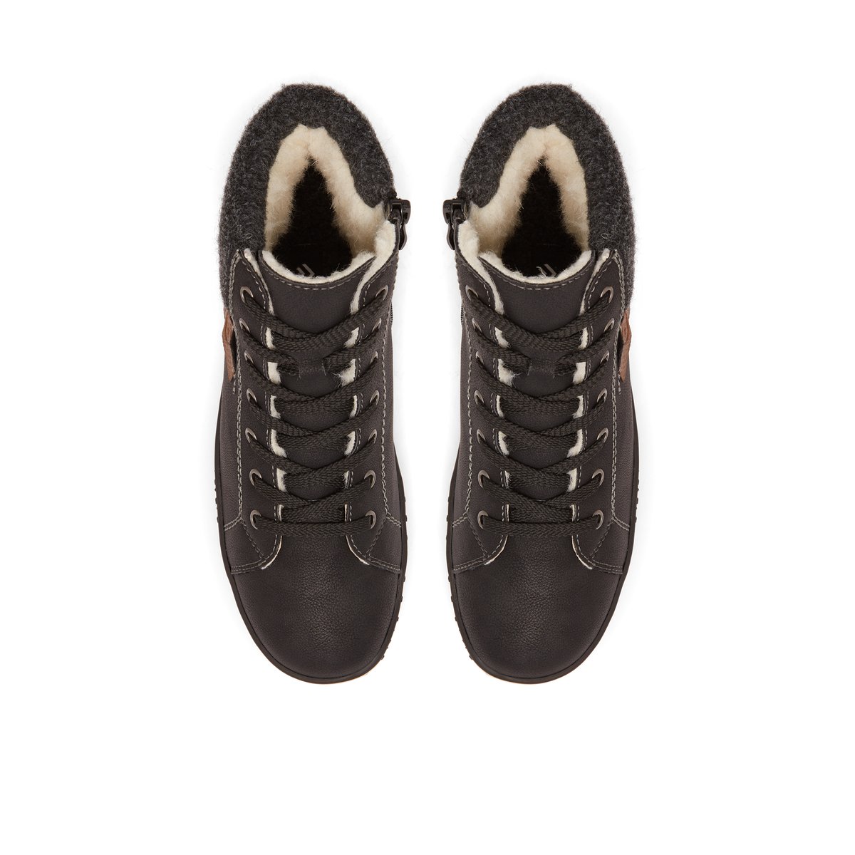 BANFF TRAIL-Frorennaa-Bottillon d'hiver - Talon plat - Noir
