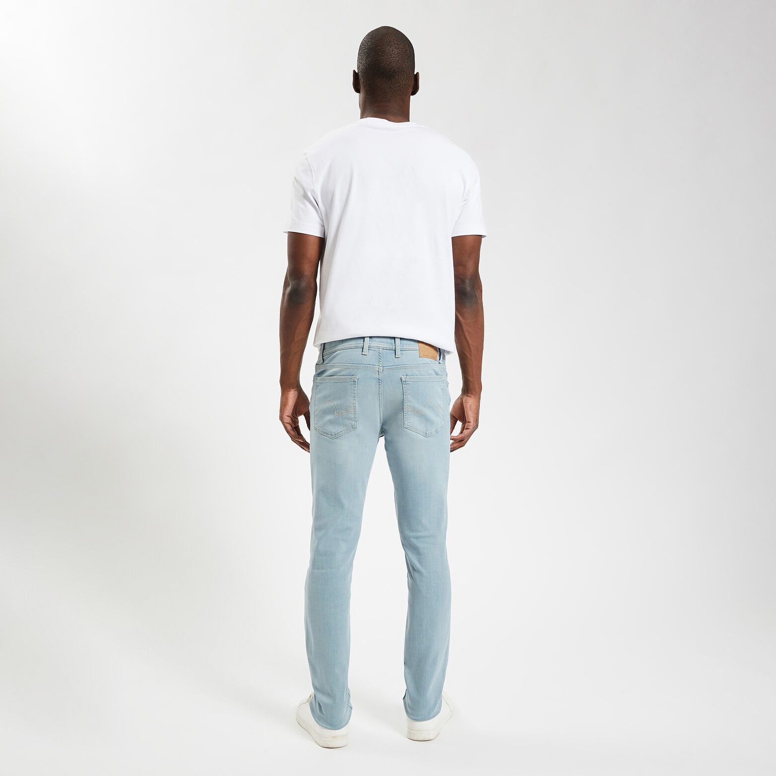 Jean slim urbanflex 3 longueurs Bleu