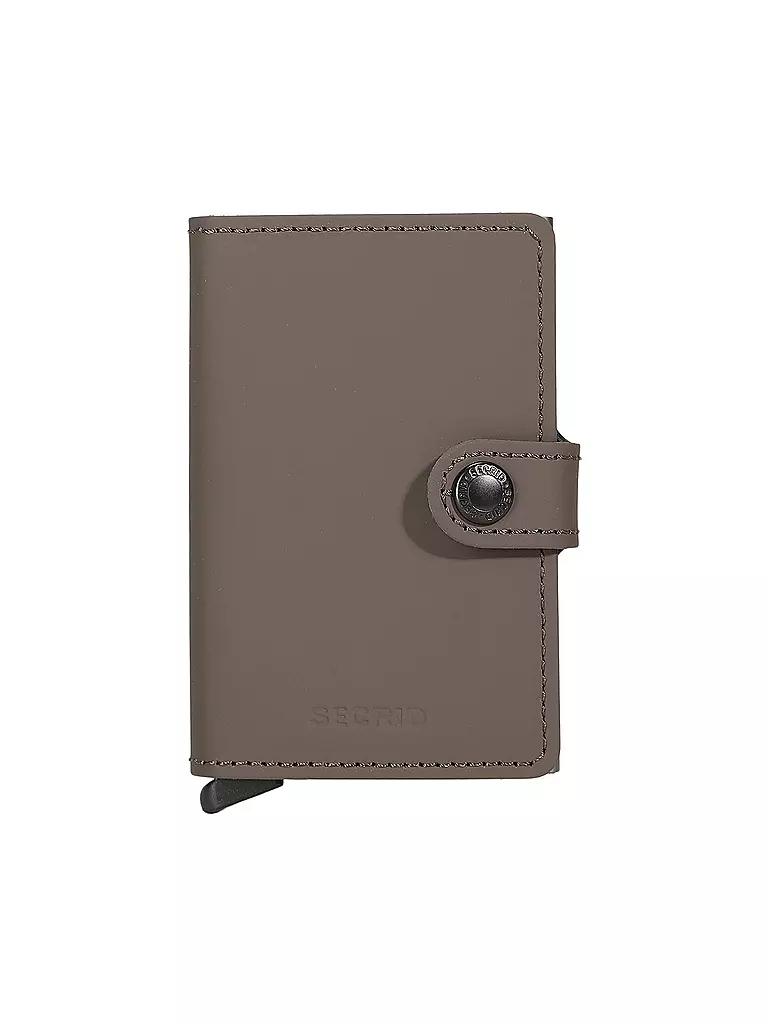 SECRID Geldbörse - Miniwallet MATTE Mini truffel braun