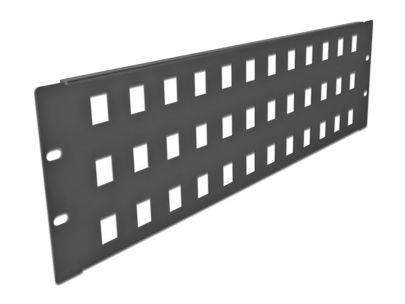 Delock Patchpanel Keystone 48 Port 3 HE 19