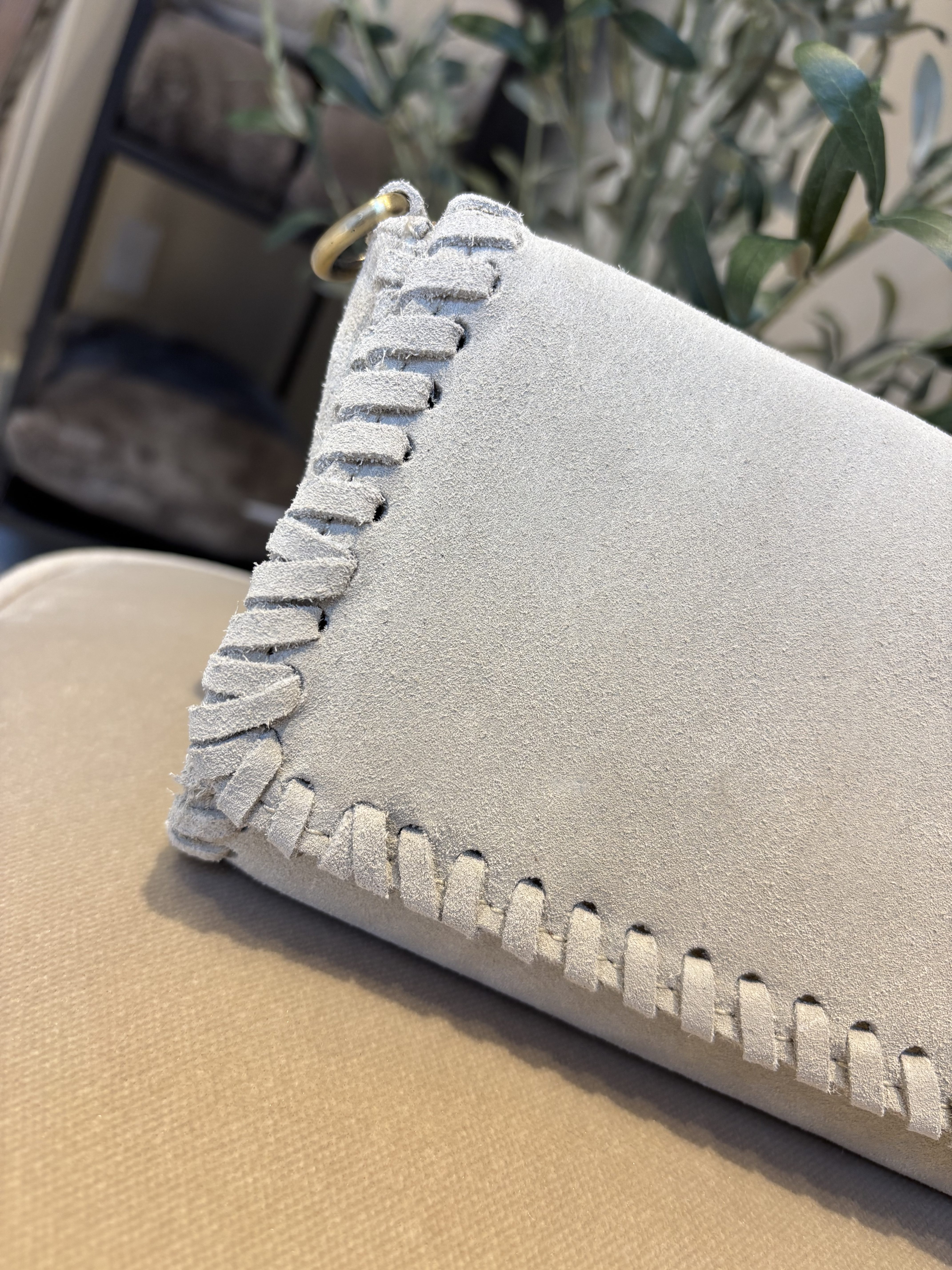 Romee Bag - Suede Ecru
