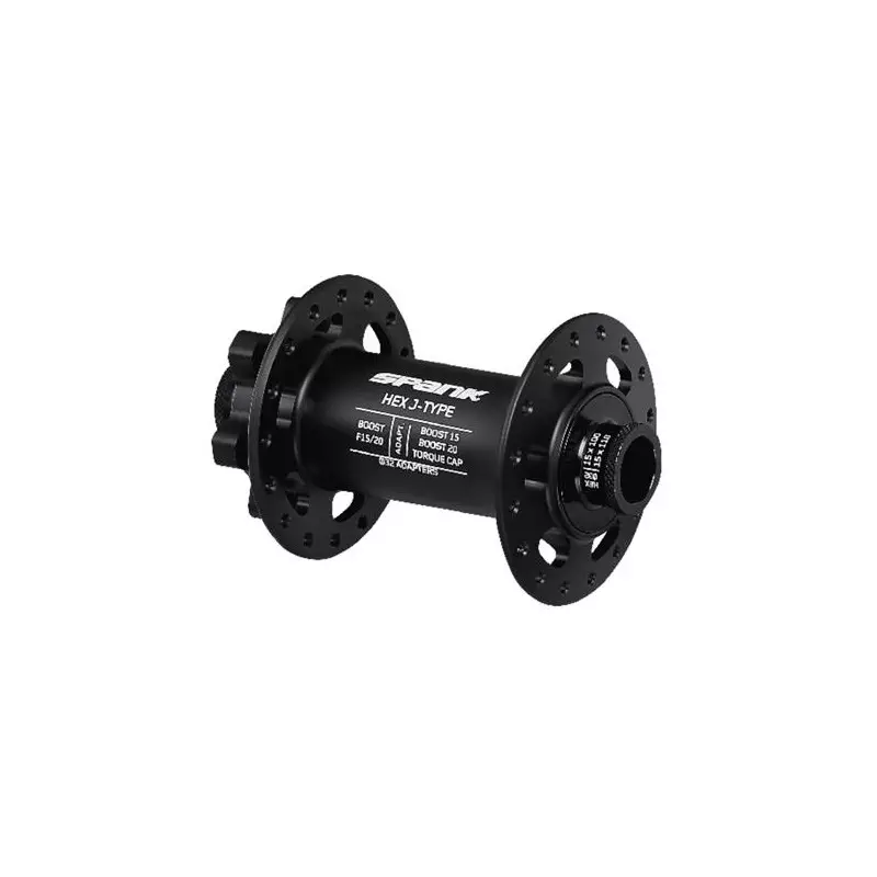 SPANK Moyeu avant Spank HEX J-Type Boost F15/20, 32H