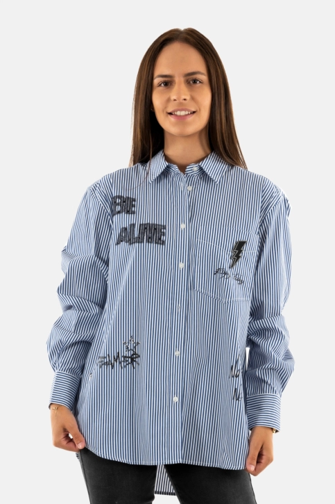 Chemisier freeman t. porter chella school co78 f795 blue