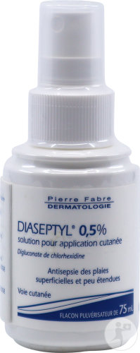 Diaseptyl 0,5% Solution Application Cutanée Plaies Superficielles Spray 75ml