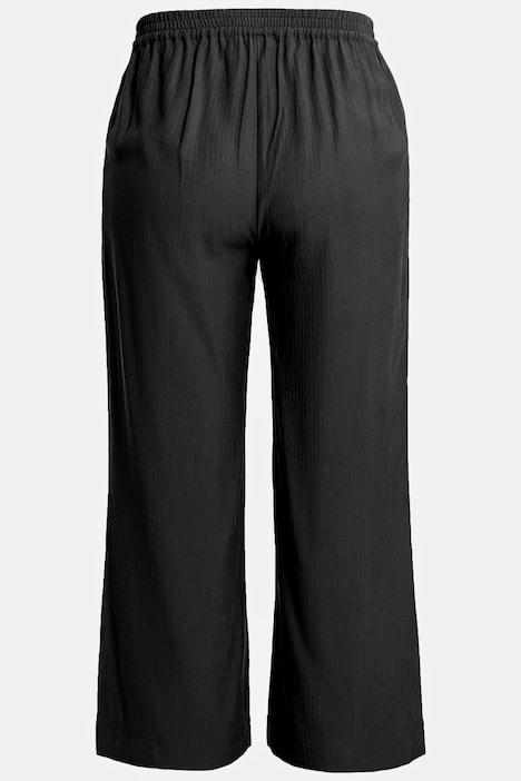 Culotte Mary, Streifen, weites Bein, Bindegürtel