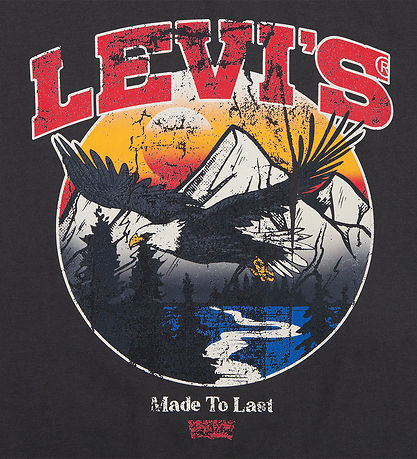 Levis T-shirt - Pirate Black m. ?rn