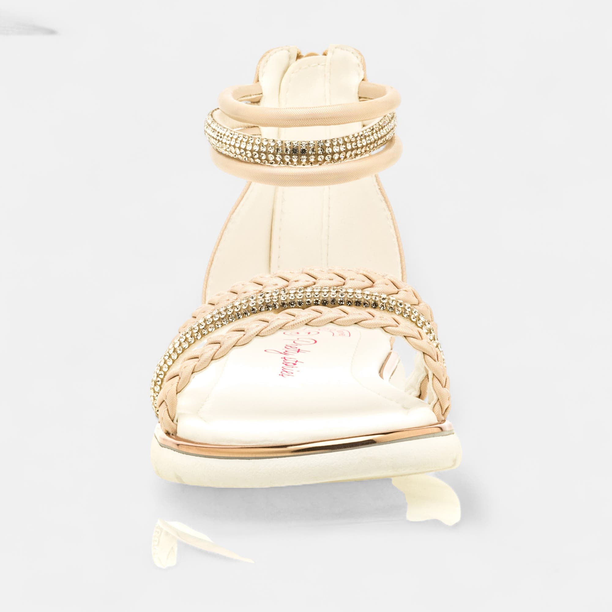 Nu-pieds Fille rose