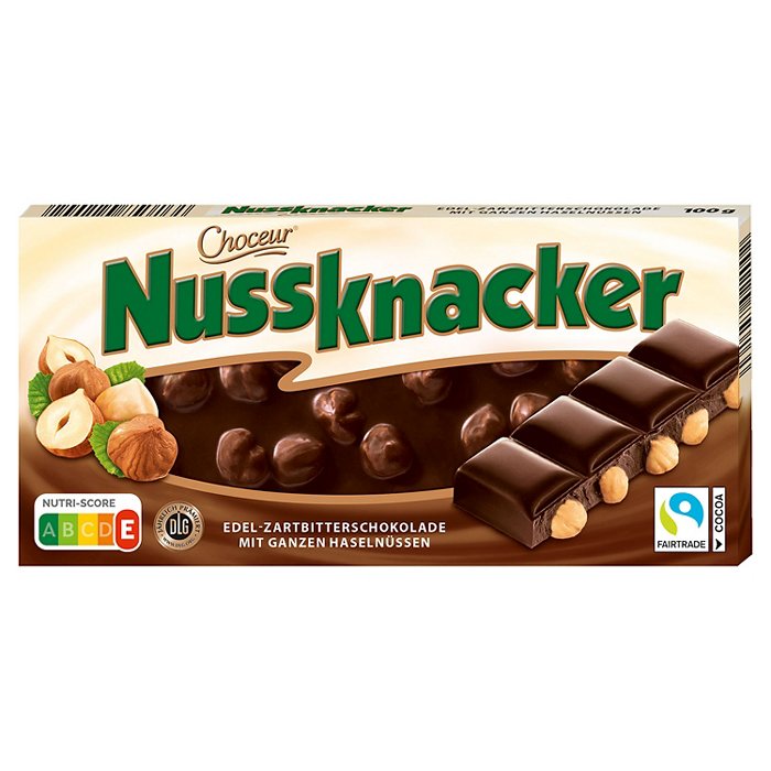 CHOCEUR Nussknacker Feinherb 100 g