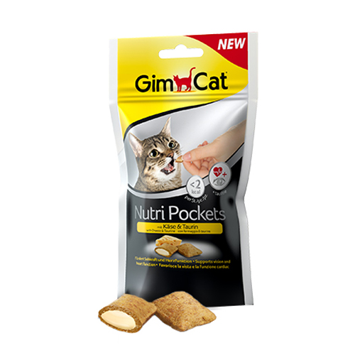 GimCat Nutri Pockets with Cheese and Taurine