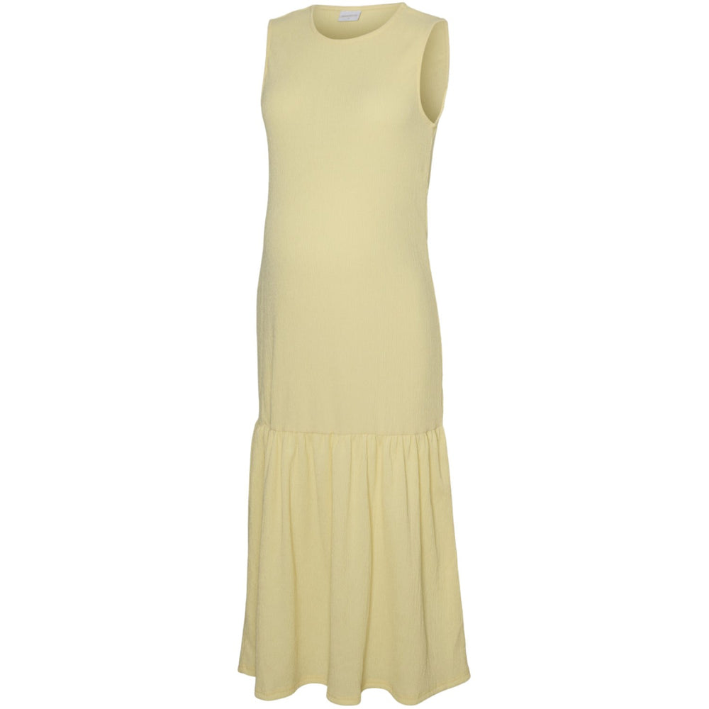 Køb Mama;licious Mellow Yellow Mlcaileen Sl Jrs Peplum Midi Kjole