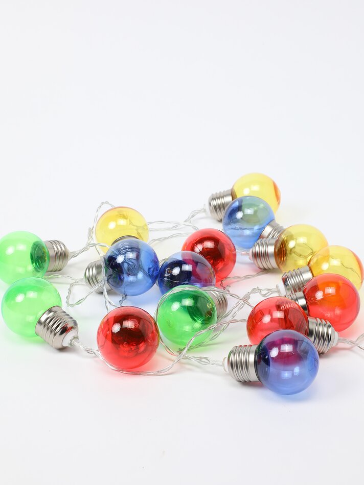 Cordão de luzes LED com 15 unidades - Vários modelos