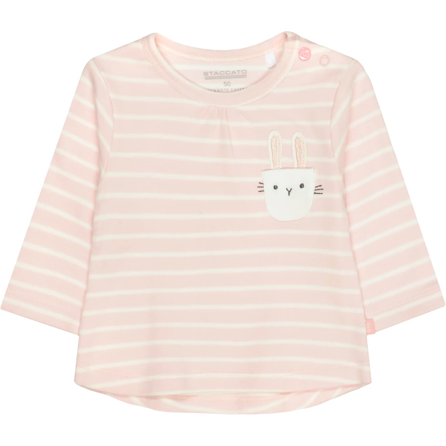 STACCATO Shirt soft blush gestreift