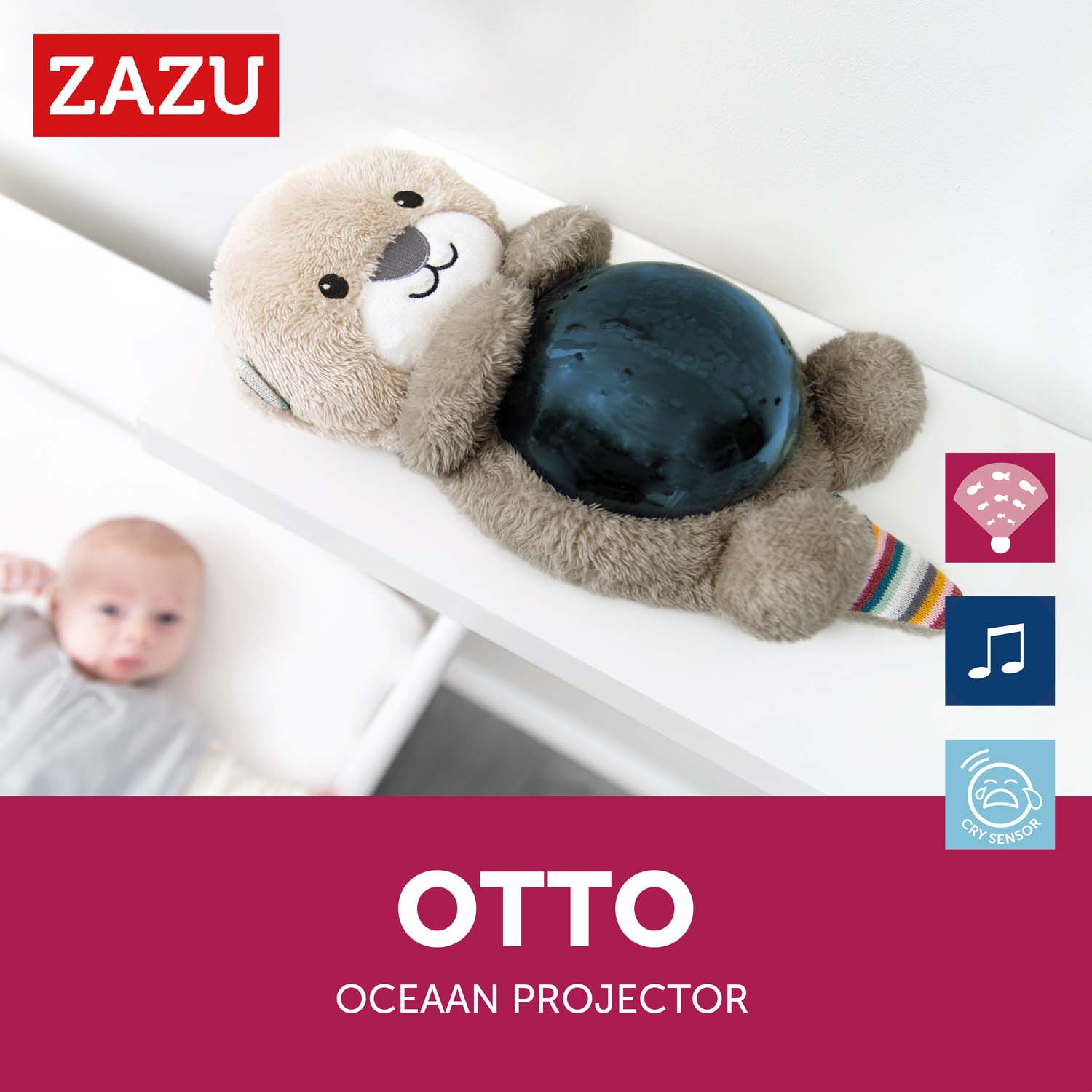 Zazu projector otto de otter bruin