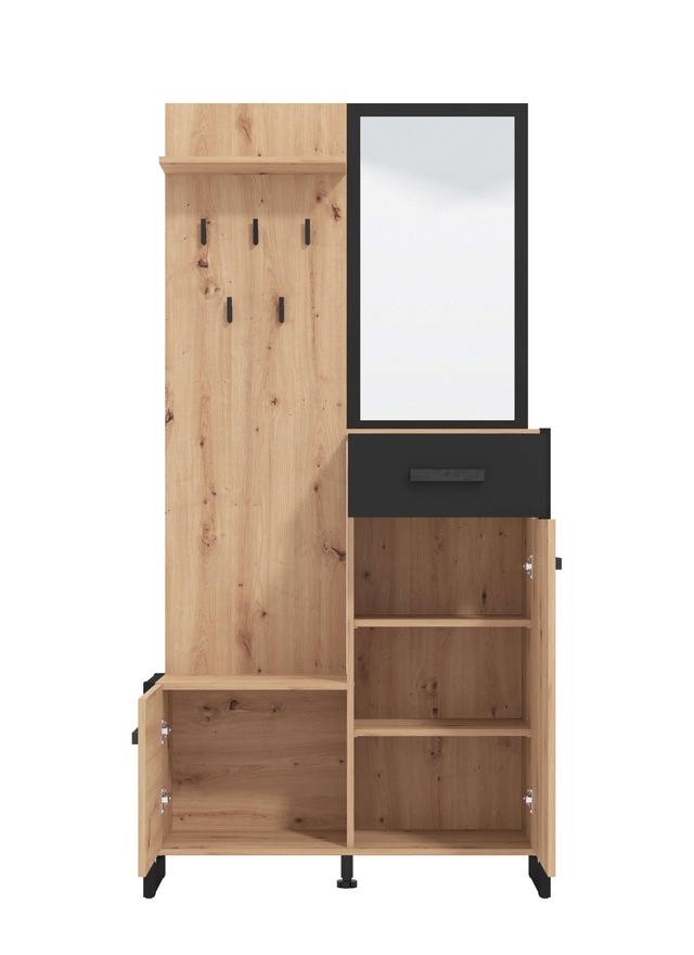 INOSIGN Garderoben-Set »Oleron Kompaktgarderobe, Flurgarderobe, Dielenschrank« Komplett-Set,