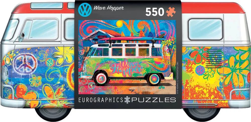 PUZZLE 550 PIECES BOITE METAL VOLKSWAGEN EUROGRAPHIC
