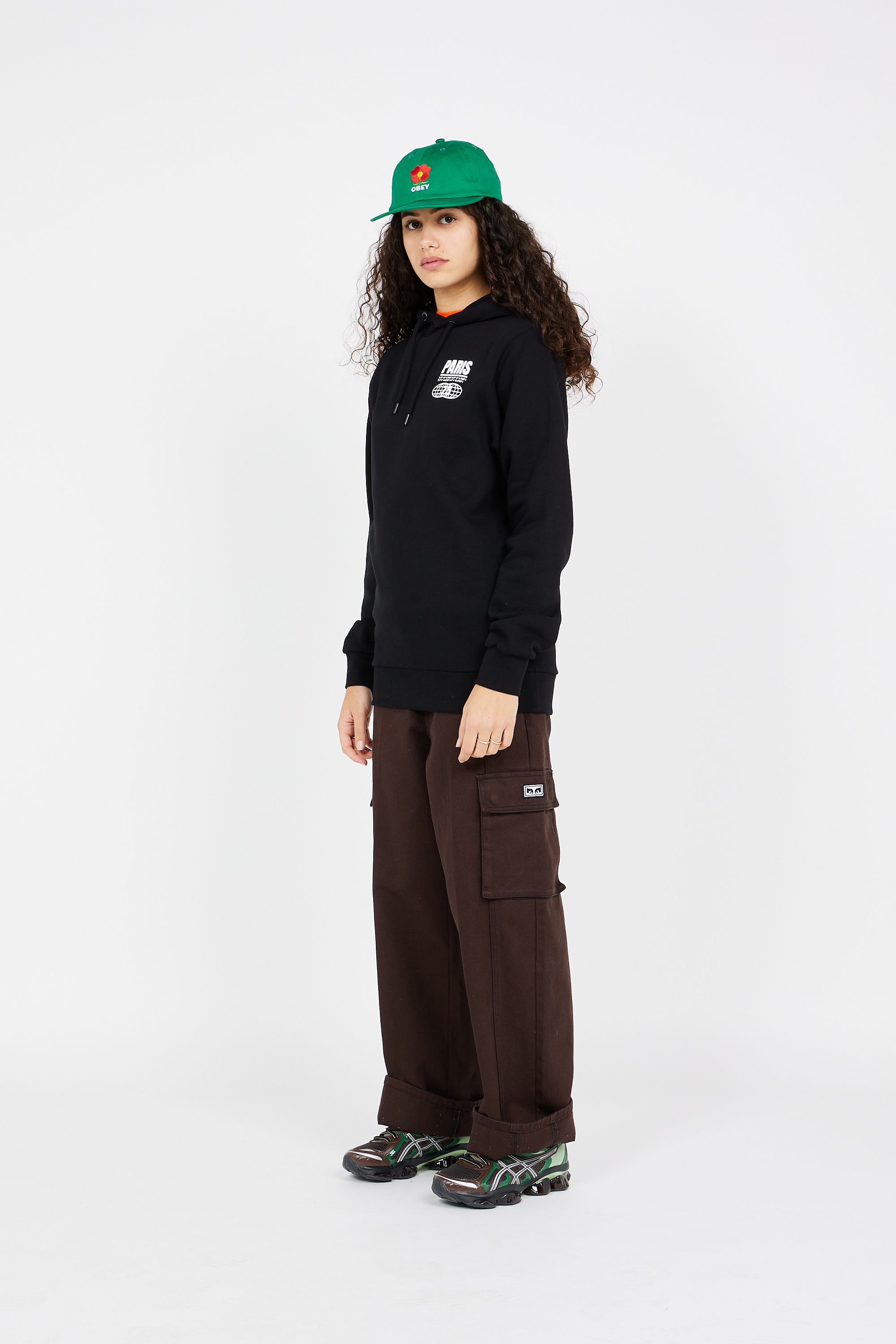 TEALER Hoodie HD PARIS CITY DISTRICT BLACK Noir