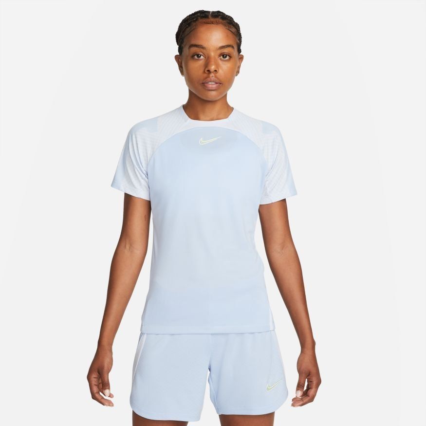 Nike T-shirt d'Entraînement Dri-FIT Strike - Bleu Marine/Gris/Blanc Femme