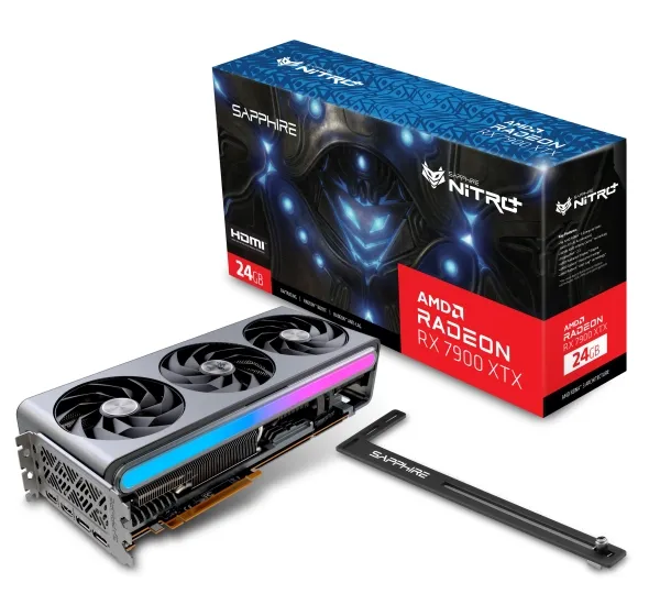 Sapphire NITRO  Radeon RX 7900 XTX Vapor-X - Grafikkort - Radeon RX 7900 XTX - 24 GB GDDR6 - PCIe 4.0 x16 - 2 x DisplayPort, 2 x HDMI